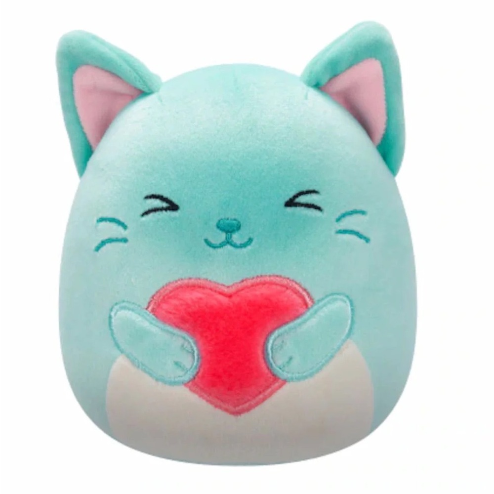 Squishmallows 8' Sigrid the Siamese Cat Holding A Heart Valentines Day 2025 NWT